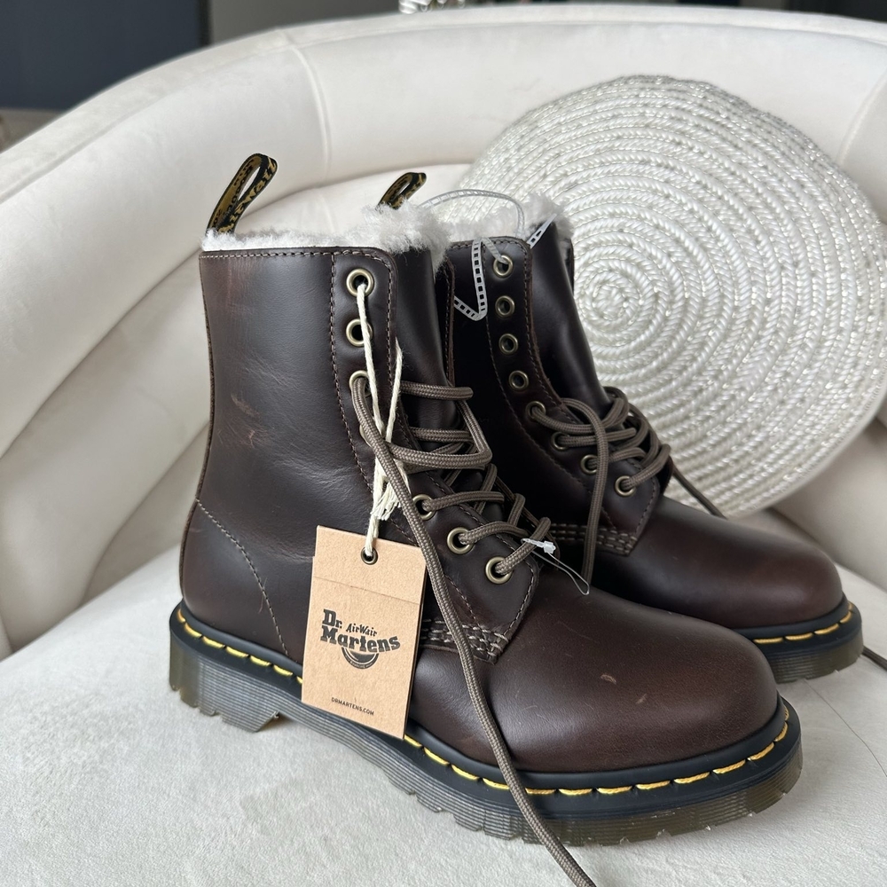 Dr. Martens Brown Leather Boots
